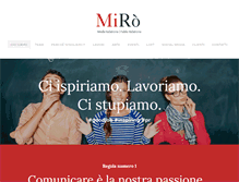 Tablet Screenshot of mirocomunicazione.net